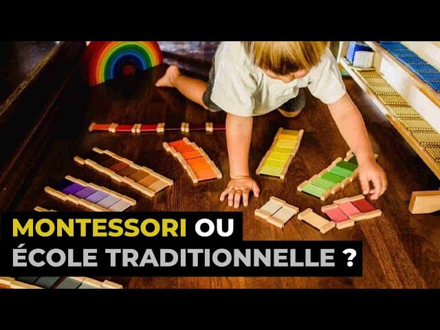 Comparatif montessori vs traditionnelle