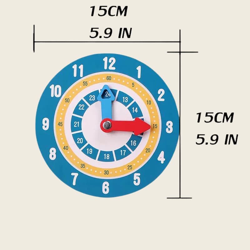 Horloge Montessori - Pitchounart