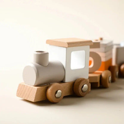 Train en bois Montessori Pitchounart