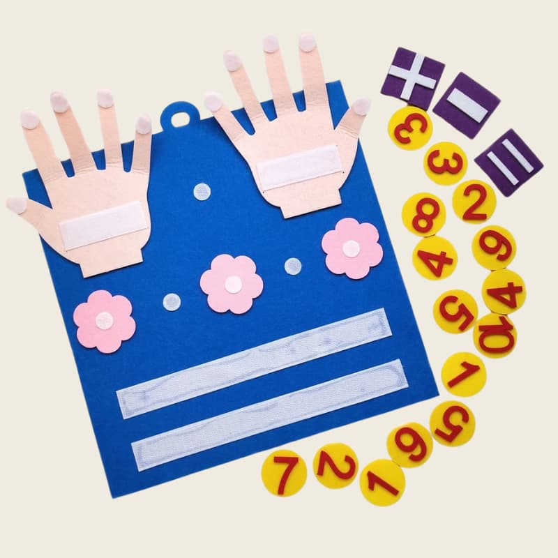 Jeu éducatif Montessori – Plateau de comptage pour enfant