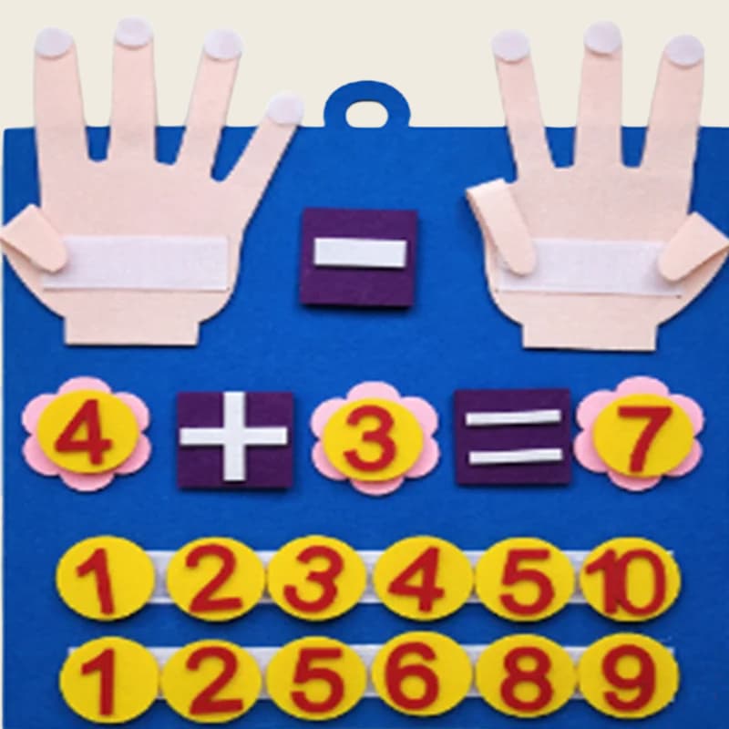 Tableau de numération Montessori, idéal pour l’initiation aux mathématiques et la manipulation des quantités
