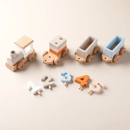 Train en bois Montessori Pitchounart